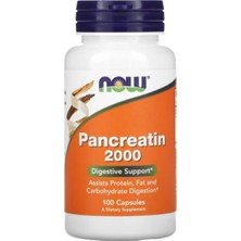 Now Foods Pancreatin 2000, 200 Mg, 100 Capsules