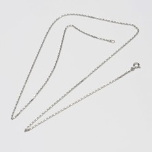 Silvalli 40 Mikron Rodyum Force Gümüş Zincir