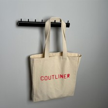 Coutliner Stencil Baskılı Bez Çanta