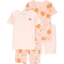 Carter's Kız Çocuk Pijama Set 4'lü Paket