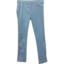 İrem Çocuk Giyim Kız Çocuk Kot Pantolon Görünümlü Mevsimlik Açık Mavi Renk Tayt