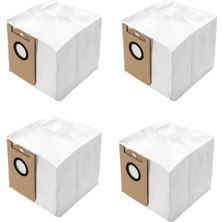 Supervac Xiaomi Viomi S9 Robot Süpürge  ile Uyumlu Toz Torbası 4'lü