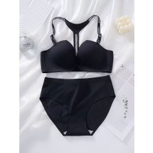 Eces Desing Kadın Dikişsiz Destekli Sütyen & Slip Iç Giyim Takımı W2007