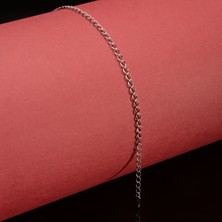 Silvalli 50 Mikron Rodyum Tek Bakla Rambo Gümüş Bileklik