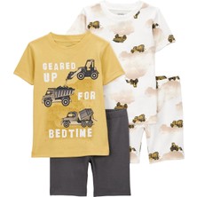 Carter's Küçük Erkek Çocuk Pijama Set 4'lü Paket