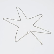 Silvalli 50 Mikron Rodyum Force Gümüş Zincir