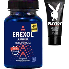 Erexol Erkeklerin Canlılığına Tarafların Keyfi Için L-Argininli L-Citrullineli Macatozlu Çinko ve Üzüm Çekirdeği Extreli 30 Lu + Kayganlaştırıcıjel