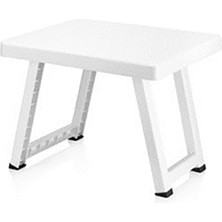 Kut Fly Poliwork Katlanır Plastik Masa Beyaz 50 cm 4 Adet