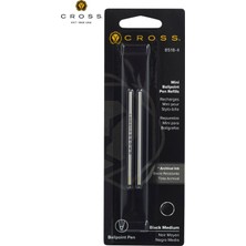 Cross - WizDesign Tükenmez Refil Medium Siyah 8518-4 (2'Lİ BLİSTERLİ/6 ADET)