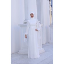 Modaviki Firuze Abiye Beyaz SN110