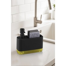 Okyanus Home Coliseum Sıvı Sabunluk Seti Siyah