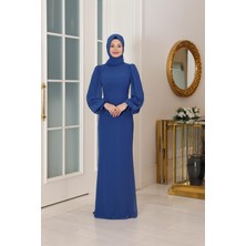 Modaviki Firuze Abiye Indigo SN110