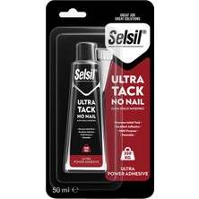 Selsil Ultra Tack Güçlü Yapıştırıcı Beyaz 50 ml 3 Adet