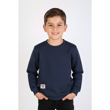 Kinderos Bisiklet Yaka Kalın Çocuk Sweatshirt - 26K 1626