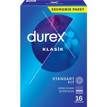 Durex Klasik Prezervatif 16'lı 4 Adet