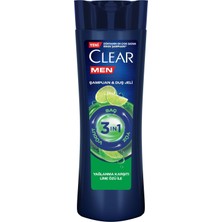 Clear 3in1 Yağlanma Karşıtı Lime Özlü Şampuan 350 ml