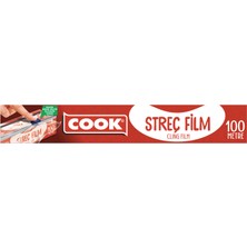Cook Streç Film 100 M Kayar Bıçak Hediyeli 4 Adet
