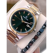 Daniel Klein Erkek Kol Saati 30 Metre Suya Dayanıklı Çelik Kordon + Bileklik Hediyeli  VS.BLKT.0668