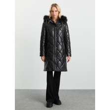 Selen Siyah Kadın Mont 25KSL6161