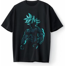 Bumeta Beast Goku Anime Güçlü Strong Body Building Oversize Unisex Tişört T-Shirt