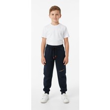 Gigi Giyim Cep Kapaklı Iki Ip Erkek Çocuk Eşofman Altı Lacivert