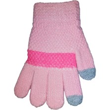 Abarta Kız Çocuk Örme Eldiven 6-12 Yaş