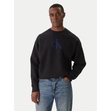 Tommy Hilfiger Ck LV04RD305G Ls Cttn Cashmere 3D Logo Erkek Sweaters