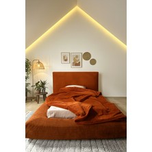 Katt Duobed Fitilli Peluş Havuzlu Baza + Başlık + Yatak Ikiz Yataklı Set Yatak