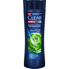 Clear Men Kepeğe Karşı Etkili Şampuan Günlük Arınma ve Ferahlık Sedir Ağacı ve Okaliptus Özleri 350 ml 2 Adet