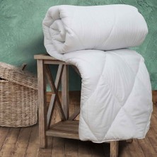 Klas Home Microsoft Tek Kişilik Düz Beyaz Yorgan 155X215