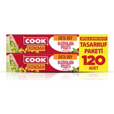 Cook Eko Buzdolabı Poşeti Orta Boy 120'LI