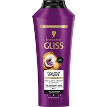 Gliss Full Hair Wonder Şampuan 400 ml 3 Adet