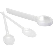 Roll-Up Plastik Şeffaf Kaşık 10'lu 2 Adet