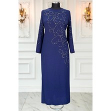 Modaviki Cansu Abiye Lacivert ISR1020