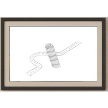 Karikatural Pour Mohammad Khan Farhad 35X25CM Orijinal Karikatür Tablo