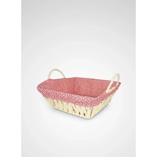 Venüs Shopping Hasırlı Bezli Ekmek Sepeti Dikdörtgen Renkli -8822