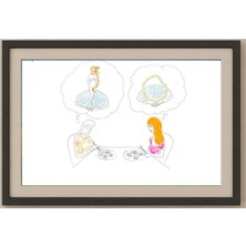 Karikatural Zola Zli 35X25CM Orijinal Karikatür Tablo