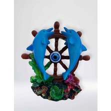 Mundy Yunus & Dümen Temalı Polyester Biblo 9cm x 9cm (Kod:21)