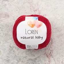 Venüs Shopping Loren Natural Baby Bordo El Örgü Ipi - R099 - 33819