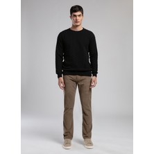 Lee Cooper Ricky Yüksek Bel Düz Kesim Düz Paça Bej Erkek Pantolon