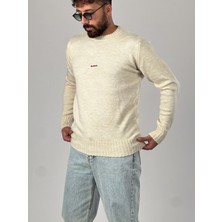 Cocopelli Basic Bej Erkek Sweatshirt