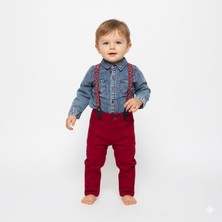 Mnk Baby & Kids Jeans Gömlek Gabardin Pantolon Erkek Bebek Takımı M00774