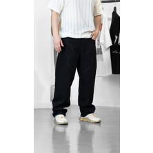 Cocopelli Şimşek Desenli Siyah Baggy COC1269