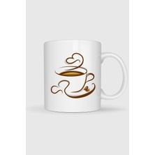 Bahriyeli Collection  Kahve Cappuccino Espresso Çay Kafe Tasarımlı Kupa Bardak