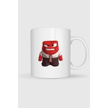 Bahriyeli Collection  Riley Anger Emotion Pixar Fear Tasarımlı Kupa Bardak