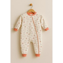 Podium Giyim Yeni Sezon Trend Sevimli Tavşan Baskılı :%100 Pamuklu 2,5 Tog Kışlık Çocuk Uyku Tulumu