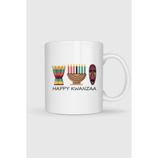 Bahriyeli Collection  Happy Kwanzaa Tasarımlı Kupa Bardak