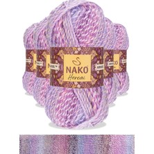 Venüs Shopping 5 Adet Hercai Ebruli Hırka Kazak Atkı Bere El Örgü Ipi Yünü 28165