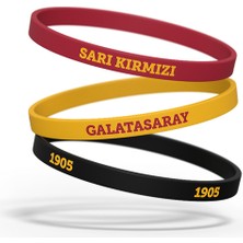 Gs Store Galatasaray 3`lü Ince Çocuk Bileklik C251324