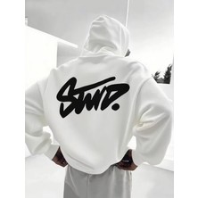 Ela Fashion Erkek Baskılı 3 Iplik Sweatshırt Oversize